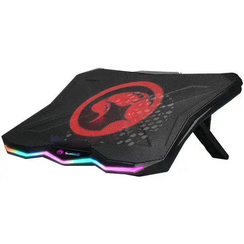 Cooler Laptop Marvo FN-40,  17inch, RGB (Negru)