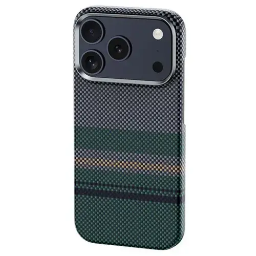 Husa Benks Armor Air Aurora Kevlar Magsafe pentru iPhone 17 Pro, Verde