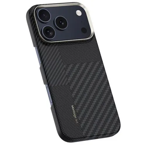 Husa Benks Armor Air Montage Kevlar Magsafe pentru iPhone 17 Pro Max, Negru