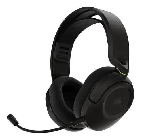 Casti Gaming Corsair HS35 Stereo V3, Wireless 2.4GHz/Bluetooth/Wired, compatibile PC, Mac, PlayStation, Xbox, Nintendo, 50mm, Microfon omnidirectional (Negru)