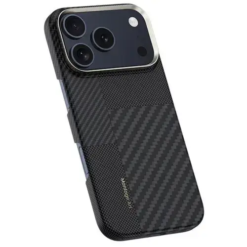 Husa Benks Armor Air Montage Kevlar Magsafe pentru iPhone 17 Pro, Negru