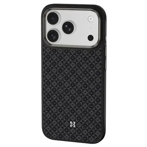 Husa Benks Armor Pro Armor Grid Kevlar Magsafe pentru iPhone 17 Pro, Negru