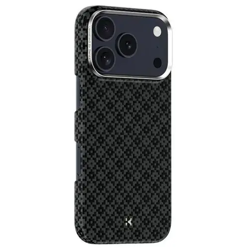 Husa Benks Armor Air Armor Grid Kevlar Magsafe pentru iPhone 17 Pro Max, Negru