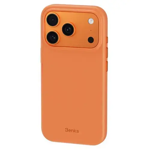 Husa Benks Vita Pro Magsafe pentru iPhone 17 Pro Max, Portocaliu