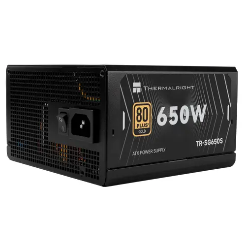 Sursa Thermalright SG-650S, 650W, certificare 80 Plus Gold, non-modular, LLC, DC to DC, fan 120mm (Negru)