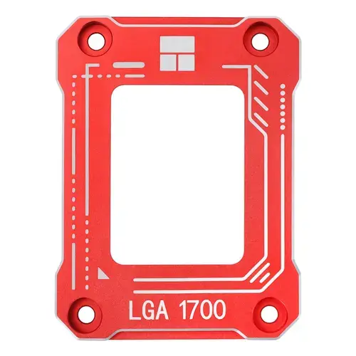 Contact frame Thermalright, compatibil LGA 1700 aliaj aluminiu, 54x70x6mm, Rosu