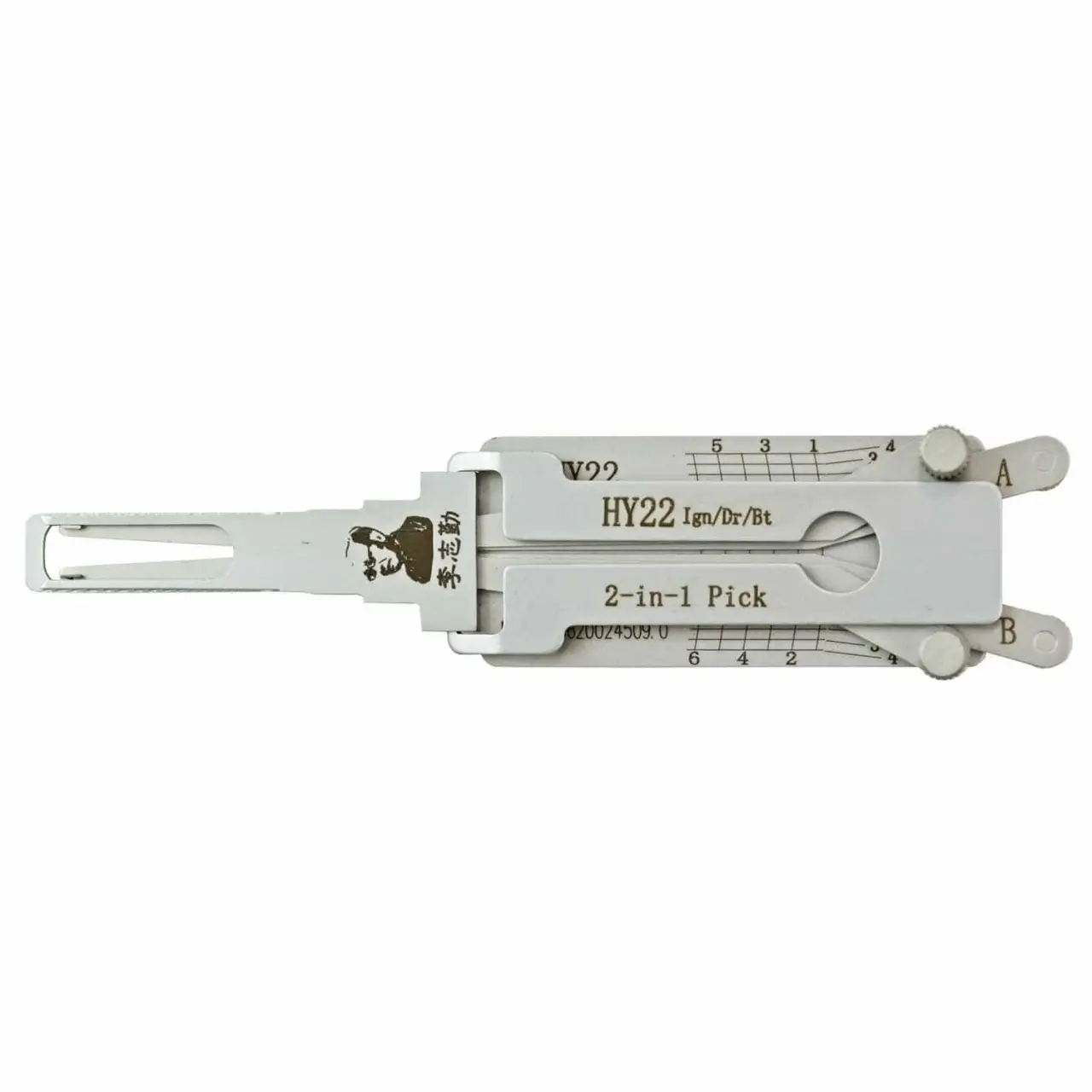 Decodor auto Lishi HY22 2 in 1 pick pentru chei Hyundai Kia, contact usa portbagaj, lama HY22 KIA7 T14