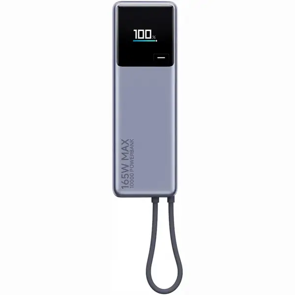 Baterie Externa Xiaomi, 10000mAh, 165W, PD, 2 x USB-C, Gri PB1165MI