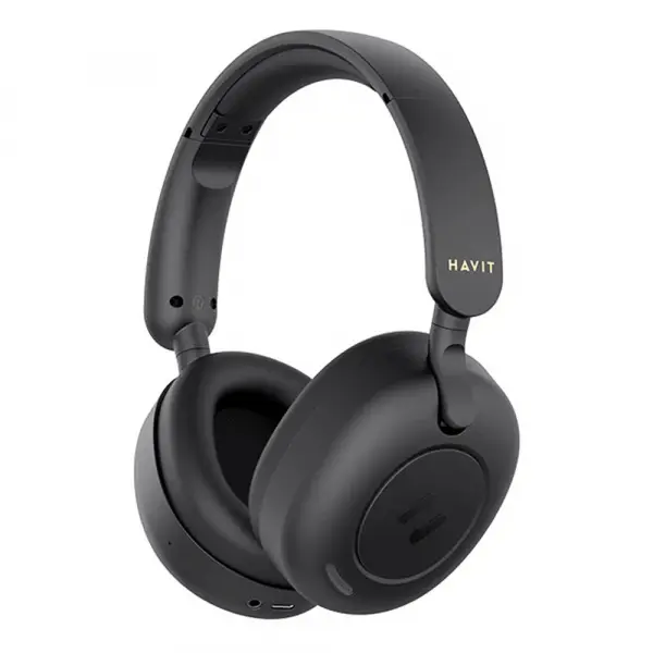 Handsfree Bluetooth HAVIT H655BT, A2DP, ANC, Negru