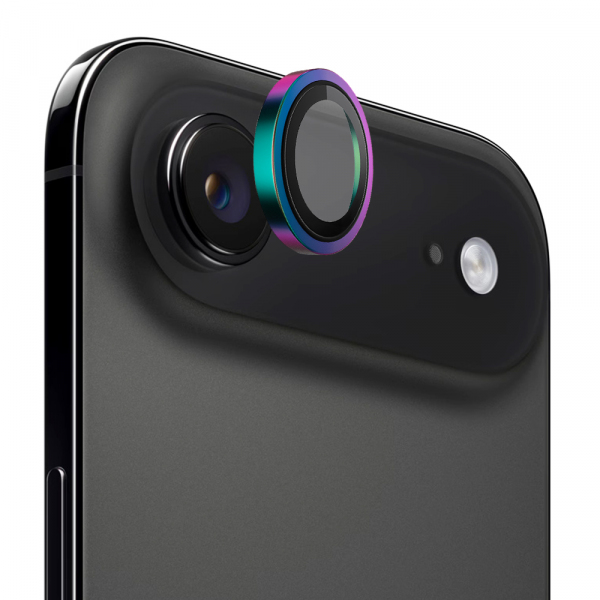 Folie de protectie Camera Spate Blueo Metal Frame pentru Apple iPhone 17 Air, Sticla Securizata, Multicolor