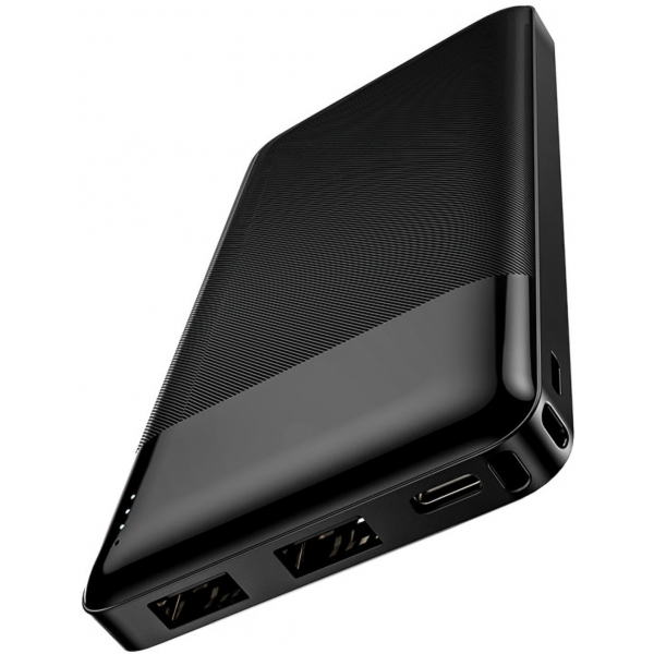 Baterie Externa HOCO J72, 10000mAh, 10W, 2 x USB-A, Neagra