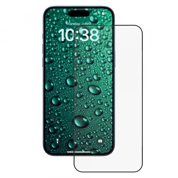 Folie de protectie Ecran Anank 5X Reinforced Invisible pentru Apple iPhone 17 Pro Max, Sticla Securizata, Full Glue, 3D, Neagra