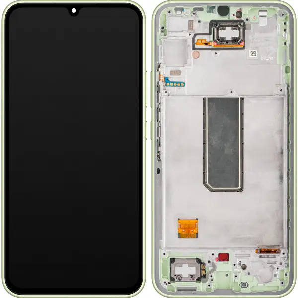 Display cu Touchscreen Samsung Galaxy A34 A346, cu Rama, Verde (Lime), Service Pack GH82-31200C