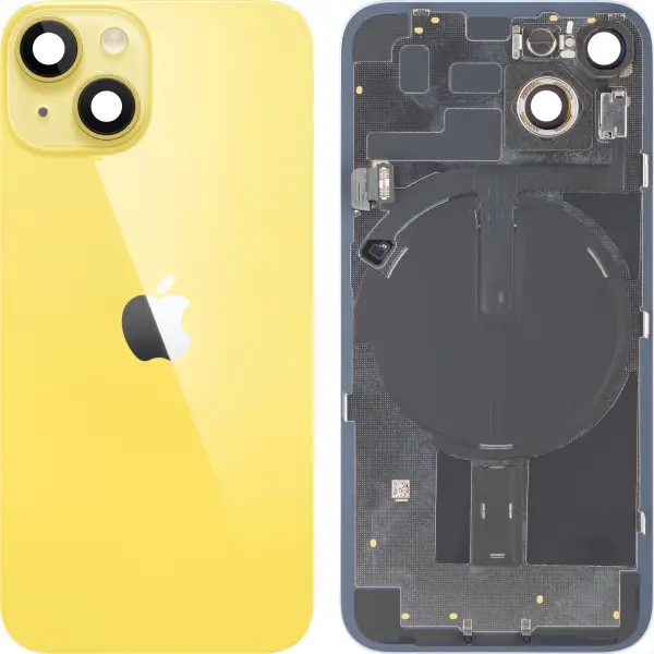 Capac Baterie Apple iPhone 14, Galben, Swap