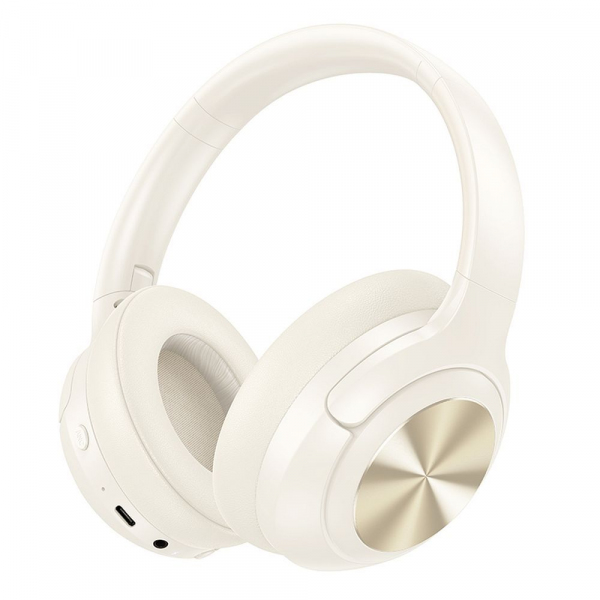 Handsfree Bluetooth HOCO W54, A2DP, ANC, Alb