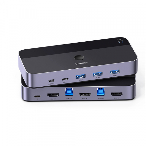 Switch Video HDMI UGREEN CM664, Negru