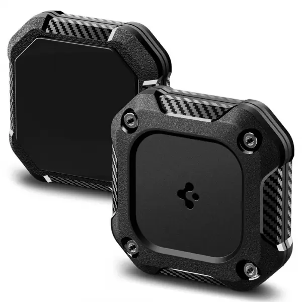 Husa Waterproof Spigen Tough Armor pentru Apple AirTag, Neagra ACS09781
