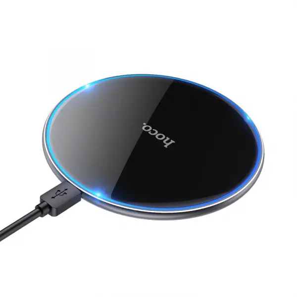 Incarcator Retea Wireless HOCO CW6 Pro, 15W, 1.67A, Negru