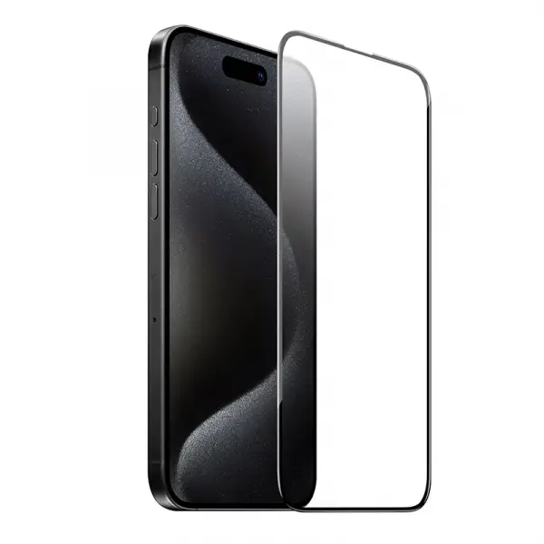 Folie de protectie Ecran HOCO G16 pentru Apple iPhone 16 Pro Max, Sticla Securizata, Full Glue, 5D, Neagra