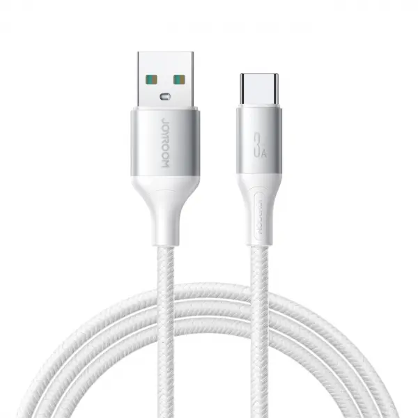 Cablu Date si Incarcare USB-A - USB-C Joyroom S-A28 Flash, 18W, 1m, Alb