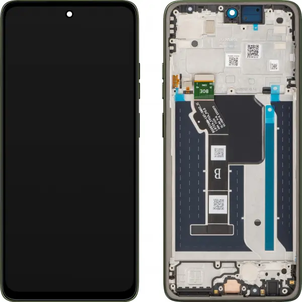 Display cu Touchscreen Motorola Moto G56, cu Rama, Verde (Pantone Dill), Service Pack 5D68C30207