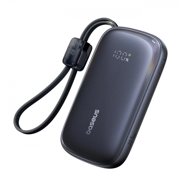 Baterie Externa Baseus EnerFill FC21 QPow 3 Ultra, 10000mAh, 22.5W, QC + PD, 1 x USB-A - 1 x USB-C, Neagra E0027L00