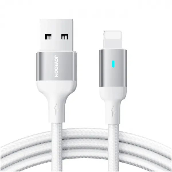 Cablu Date si Incarcare USB-A - Lightning Joyroom S-A10, 18W, 1.2m, Alb
