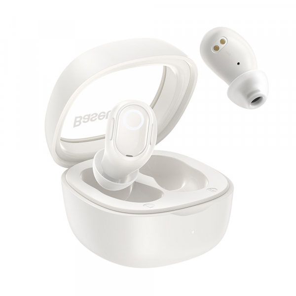 Handsfree Bluetooth Baseus Bowie WM02, TWS, Alb NGTW370202