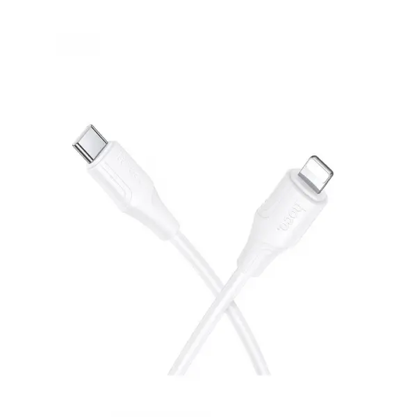 Cablu Date si Incarcare USB-C - Lightning HOCO X124, 27W, 1m, Alb