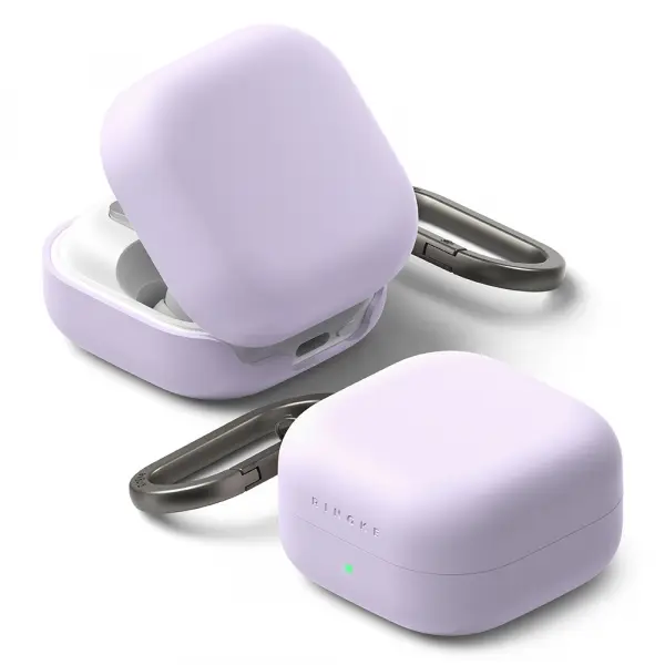 Husa Ringke pentru Samsung Galaxy Buds4 / Buds4 Pro, Mov Deschis