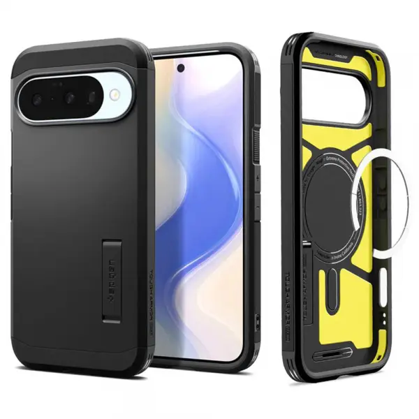 Husa pentru Google Pixel 10 Pro / 10, Spigen, Tough Armor, Neagra ACS09705
