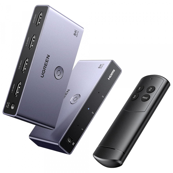 Switch Video HDMI UGREEN CM624 (15604), Gri