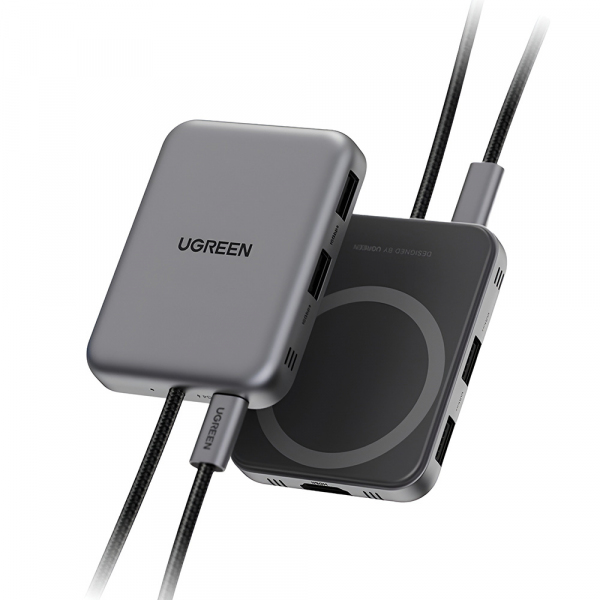 Hub USB-C UGREEN CM896 (65759), 7in1, Gri