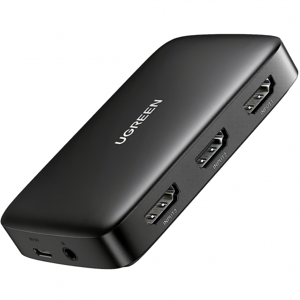 Switch Video HDMI UGREEN CM332, Negru