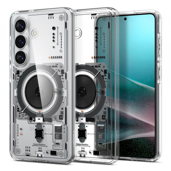 Husa MagSafe pentru Samsung Galaxy S26 Plus S947, Spigen, Ultra Hybrid Neo One, Transparenta ACS11212