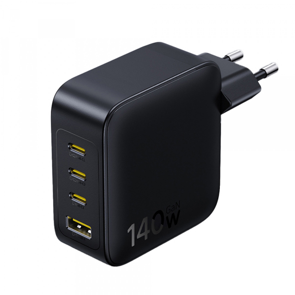 Incarcator Retea Baseus  EnerFill FH11, 140W, 5A, 1 x USB-A - 3 x USB-C, Negru E0121J00