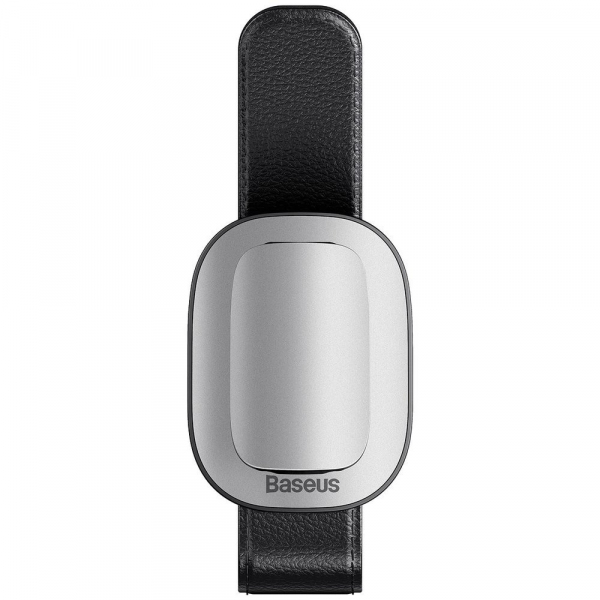 Suport Parasolar Baseus Platinum Clip pentru Ochelari, Argintiu ACYJN-B0S