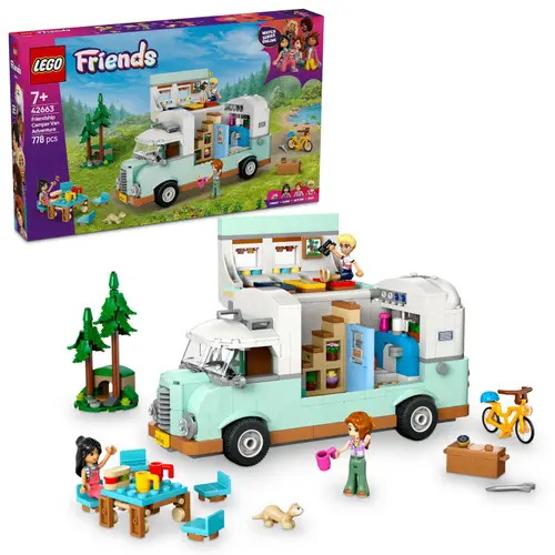 LEGO® Friends - Aventura in rulota cu prietenii 42663, 778 piese