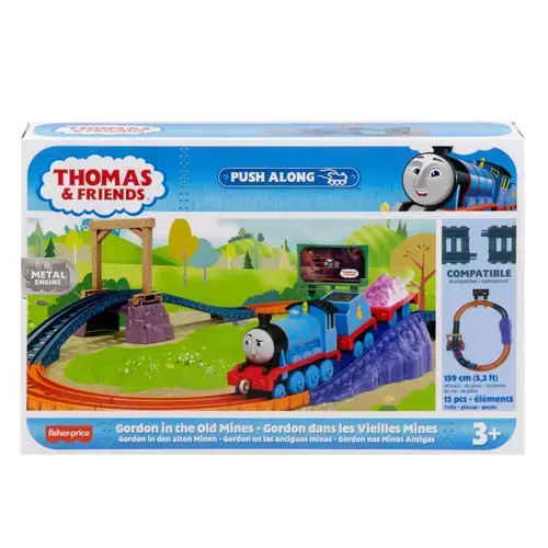 Set de joaca Thomas & Friends - Push Along, Gordon, cu accesorii