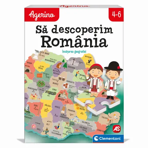 Joc educativ Agerino - Sa descoperim Romania