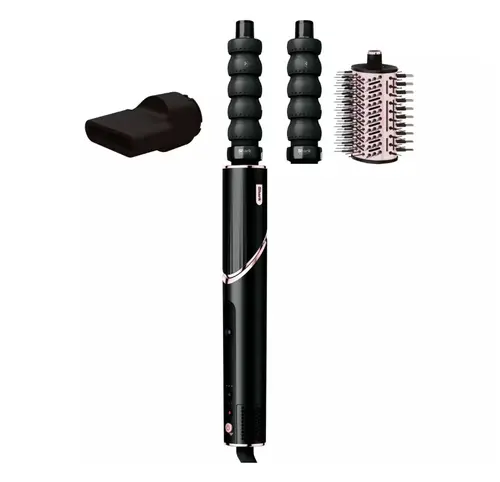 Ondulator Multistyler SHARK 3in1 FlexStyle HD426EU, 1400 W, 3 setari temperatura, 3 moduri coafare, Functie Cool Shot (Negru)