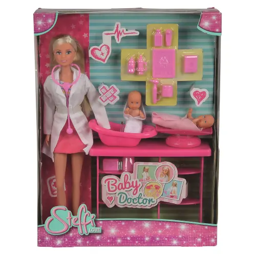 Set papusi Steffi Love Asistenta cu bebelusi