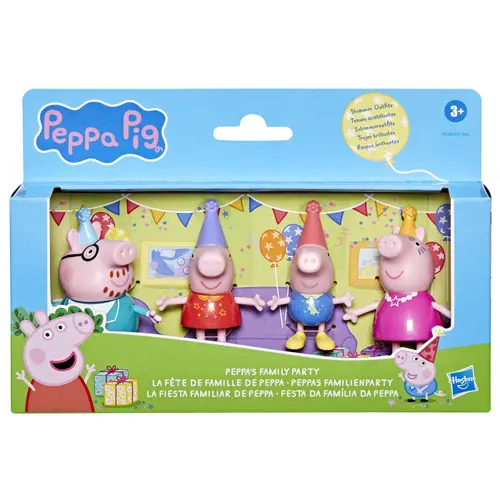 Set figurine Peppa Pig - Petrecere in Familia Pig