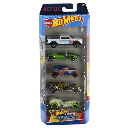 Set 5 masinute Hot Wheels - Lets Race