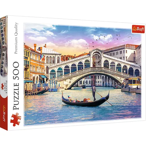 Puzzle Trefl  Gondola in Venetia, 500 piese