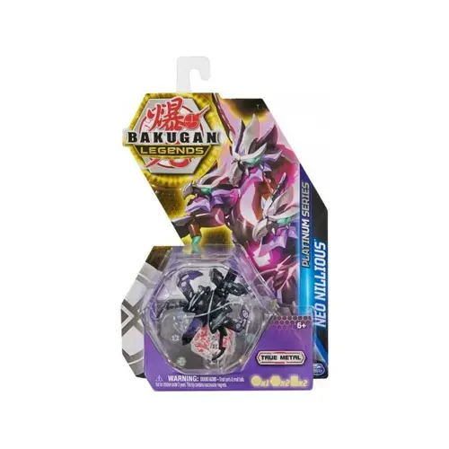 Figurina Metalica Bakugan Legends Nillious, 10 cm