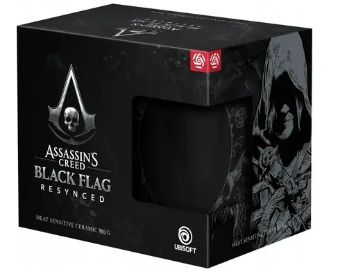 Cana Termosensibila Good Loot Assassin's Creed Black Flag Resynced - Edward Kenway, 480 ml (Negru)