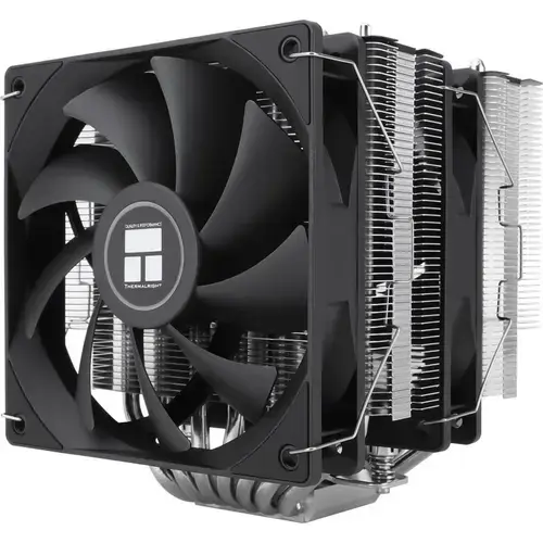 COOLER CPU Thermalright Phantom Spirit 120 SE, Intel si AMD, Racire cu aer, dual tower, 2x120mm, 1500 rpm, 7 heatpipes, inaltime 154mm (Negru/Argintiu)