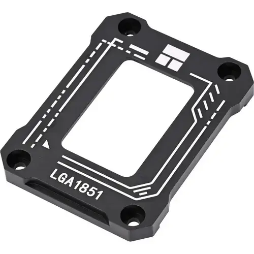 Contact frame Thermalright, compatibil LGA 1851 aliaj aluminiu (Negru)