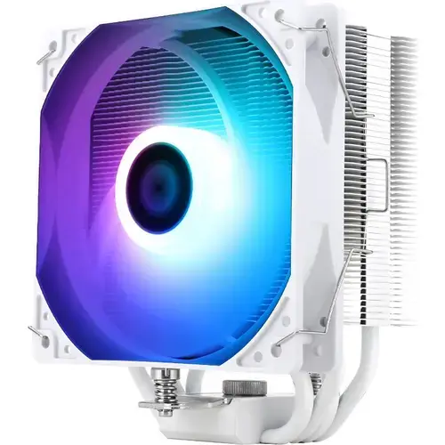 Cooler CPU Thermalright Assassin X 120 Refined SE White Argb, Intel si AMD, Racire cu aer, 120mm (TL-C12CW-S), 1550 rpm, 4 heatpipes, inaltime 148mm, ARGB (Alb)